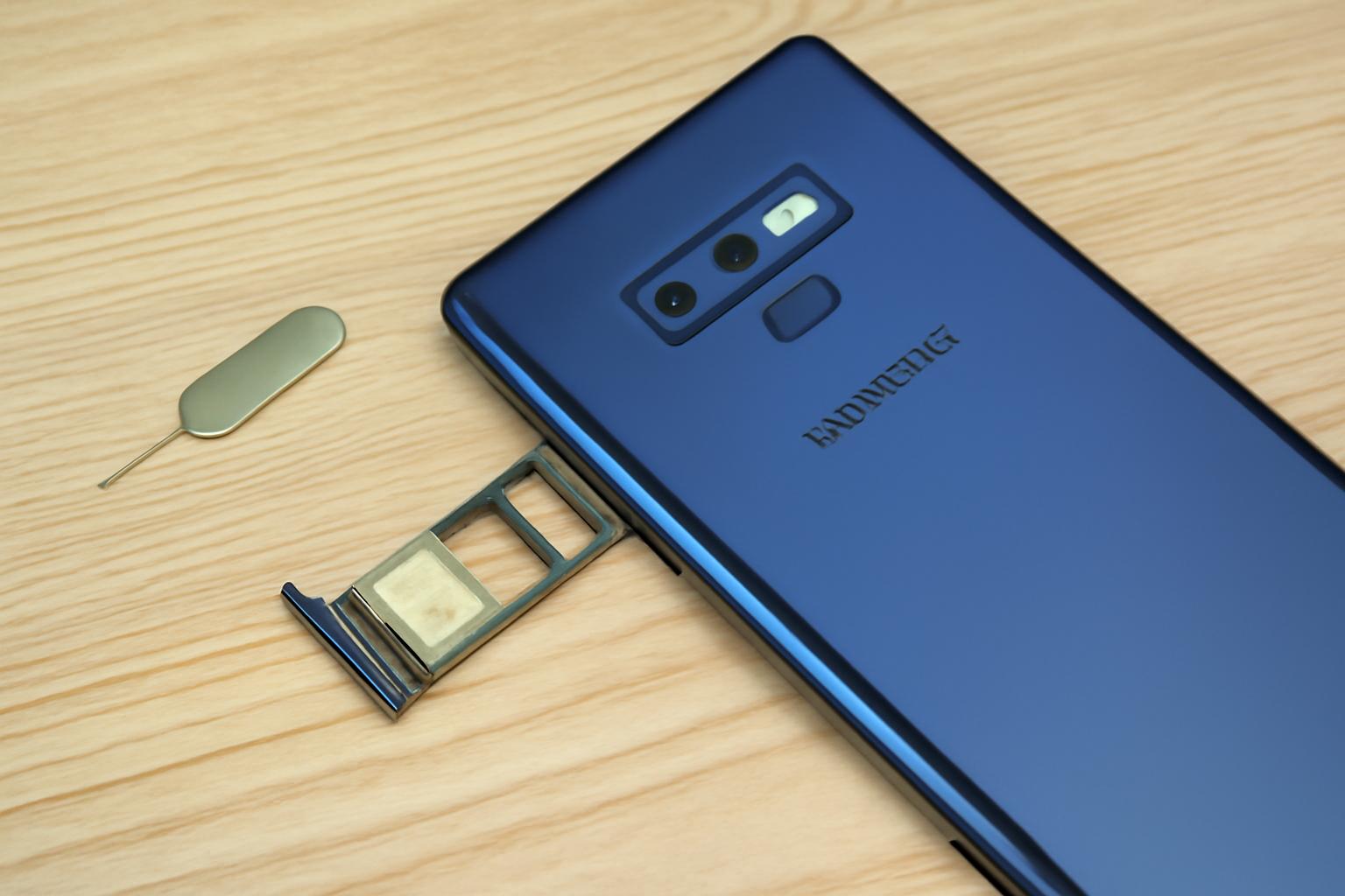 갤럭시 노트9 유심 교체방법