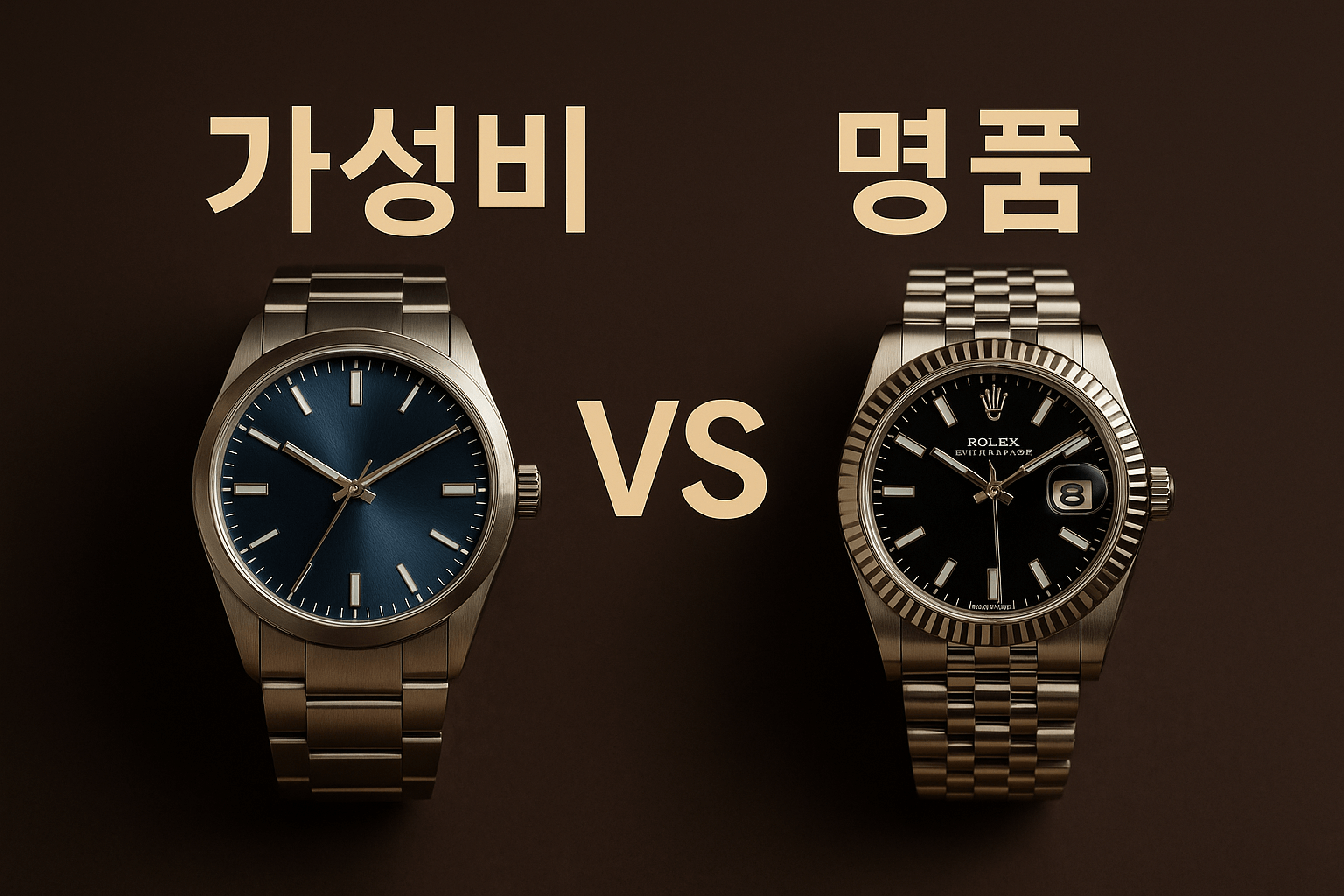 가성비 vs 명품