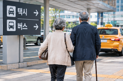 택시를 이용해 약속 장소까지 이동할 때 생각할 점