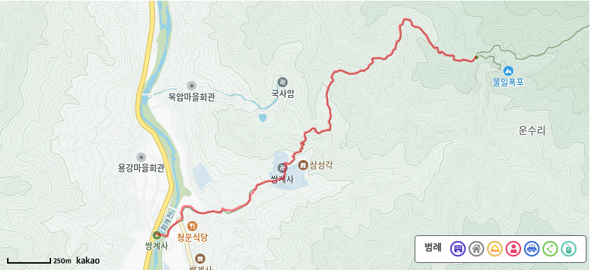 지리산 불일폭포 등산코스