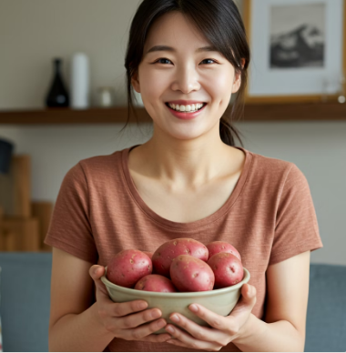 작고 붉은 홍감자, 알고 보면 슈퍼푸드