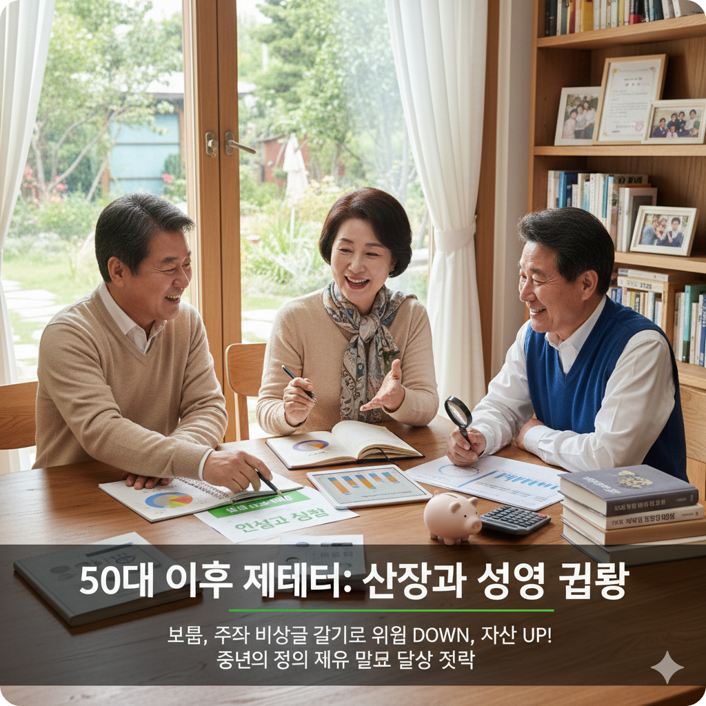 50대 재테크, 비상금, 투자전략, 보험
