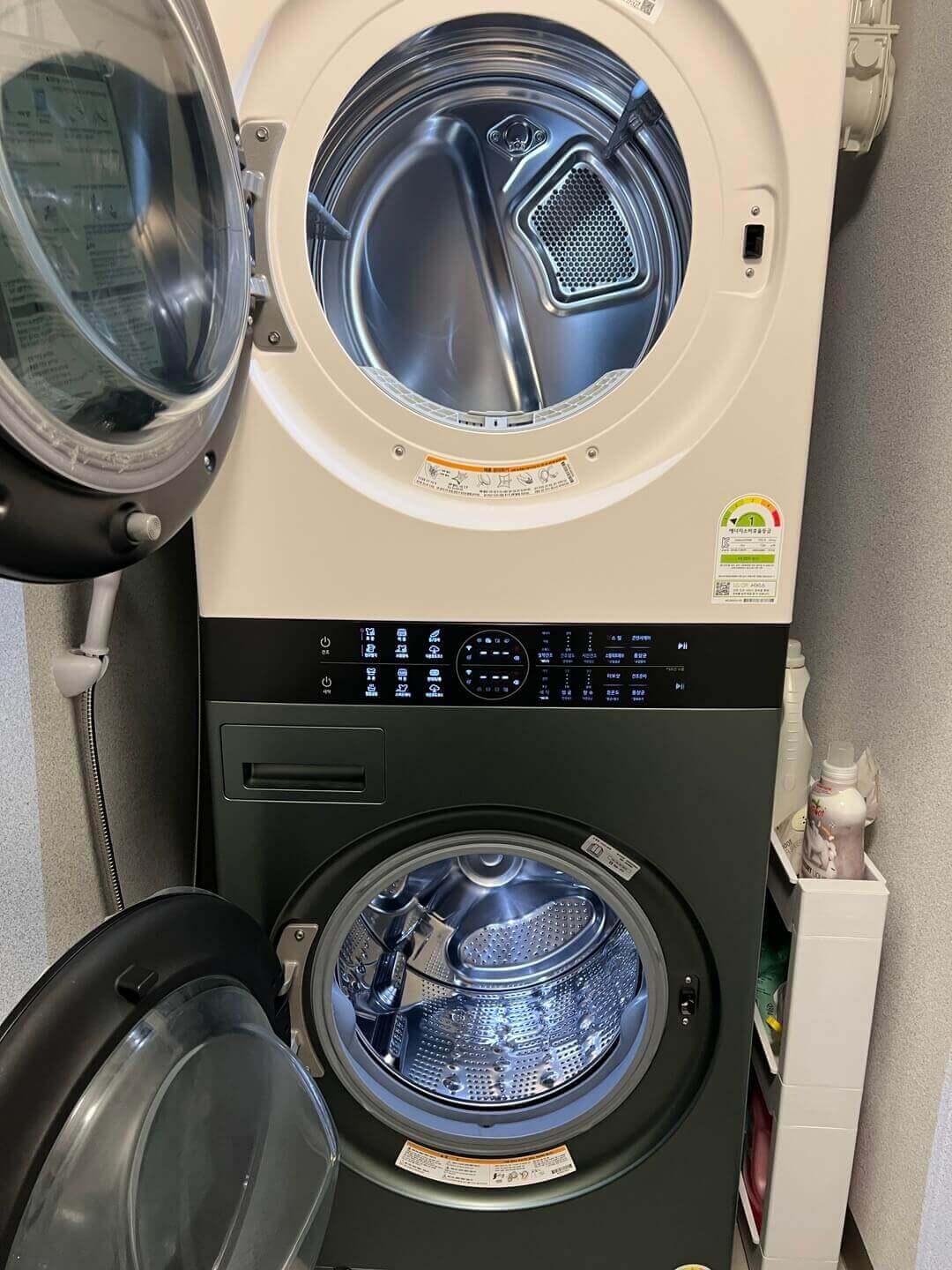 LG 워시타워 오브제컬렉션 문열림