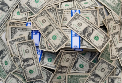 돈 다발 사진