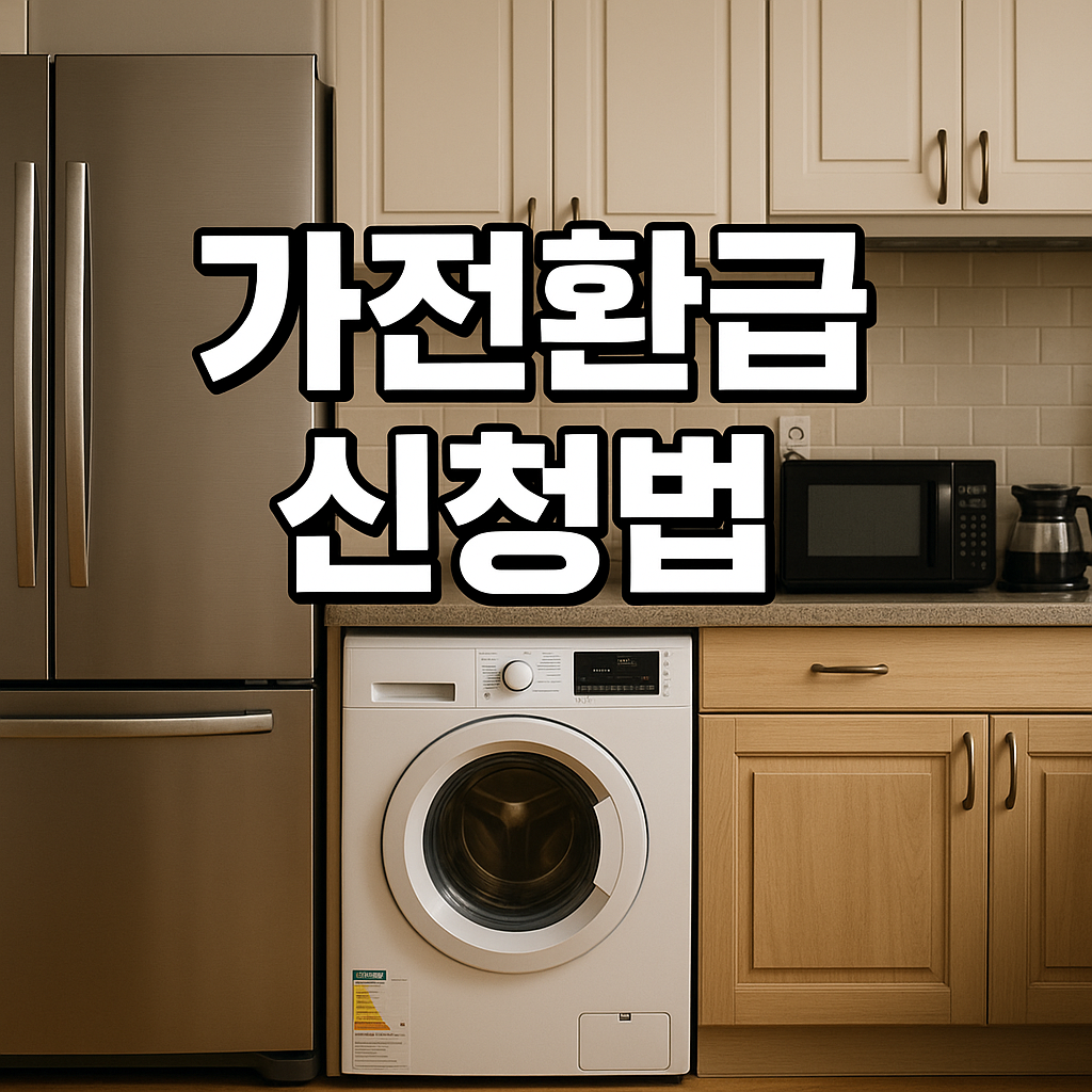 2025 으뜸효율 가전환급 신청 방법