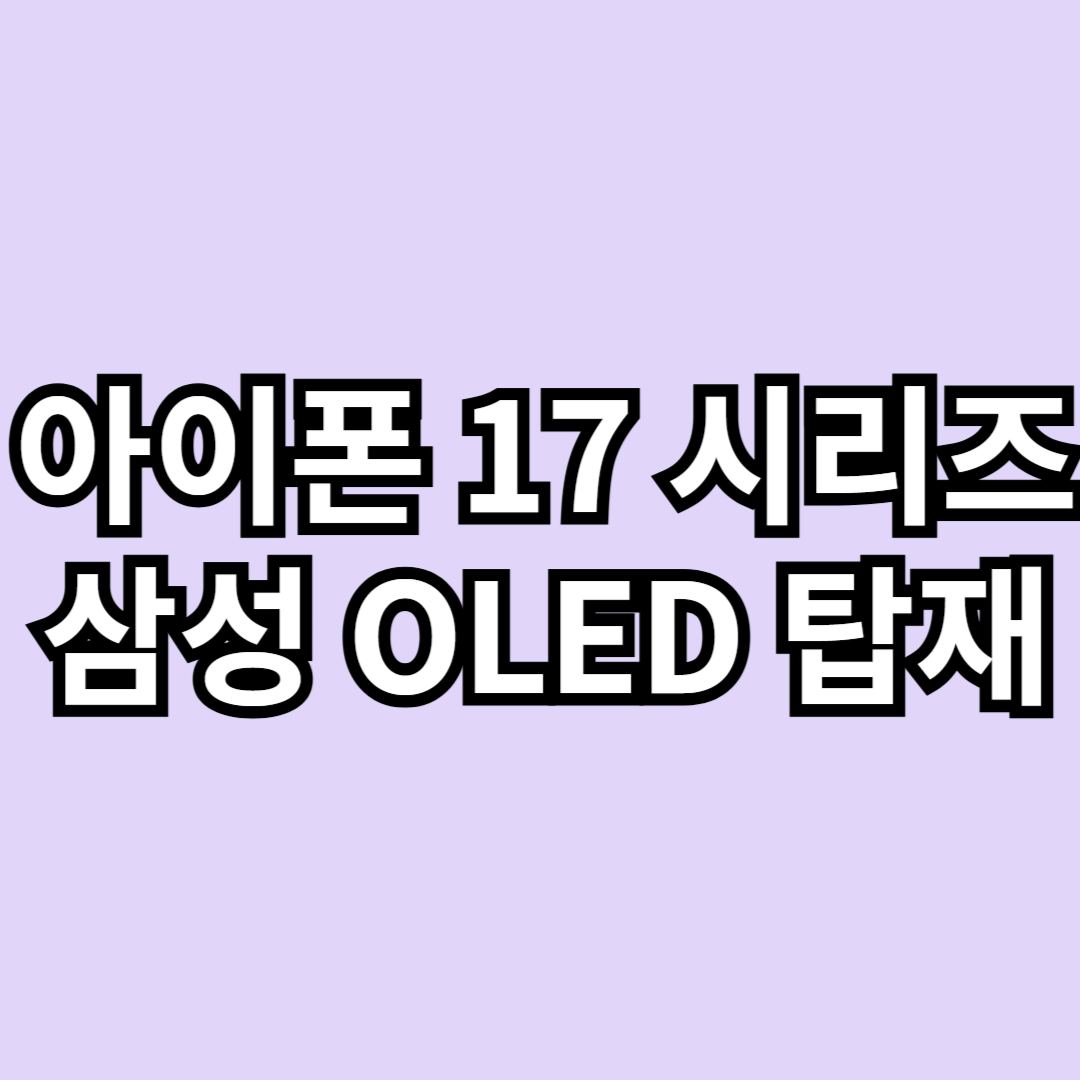아이폰 17 시리즈