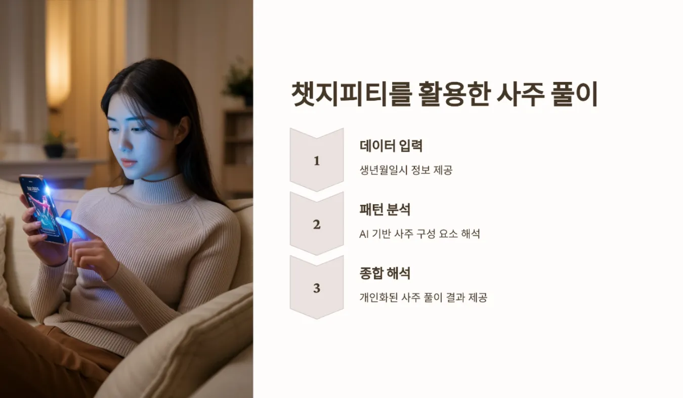 챗지피티를 활용한 사주 풀이