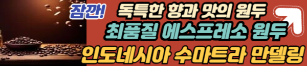 인도네시아 만델링 커피