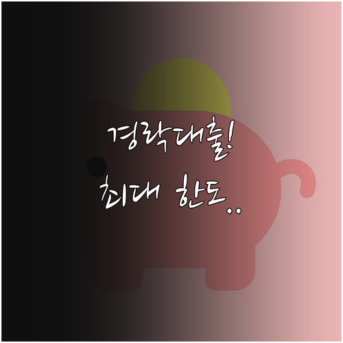 경락잔금대출 가계대출 사업자대출 목적..