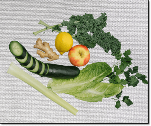 파슬리와 오이 등