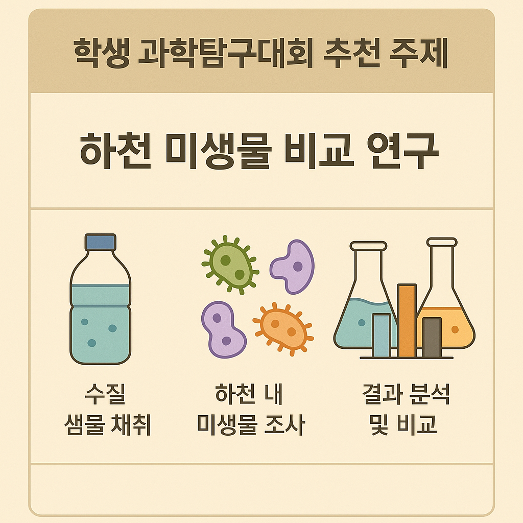 학생 과학탐구대회 추천 주제 관련 사진