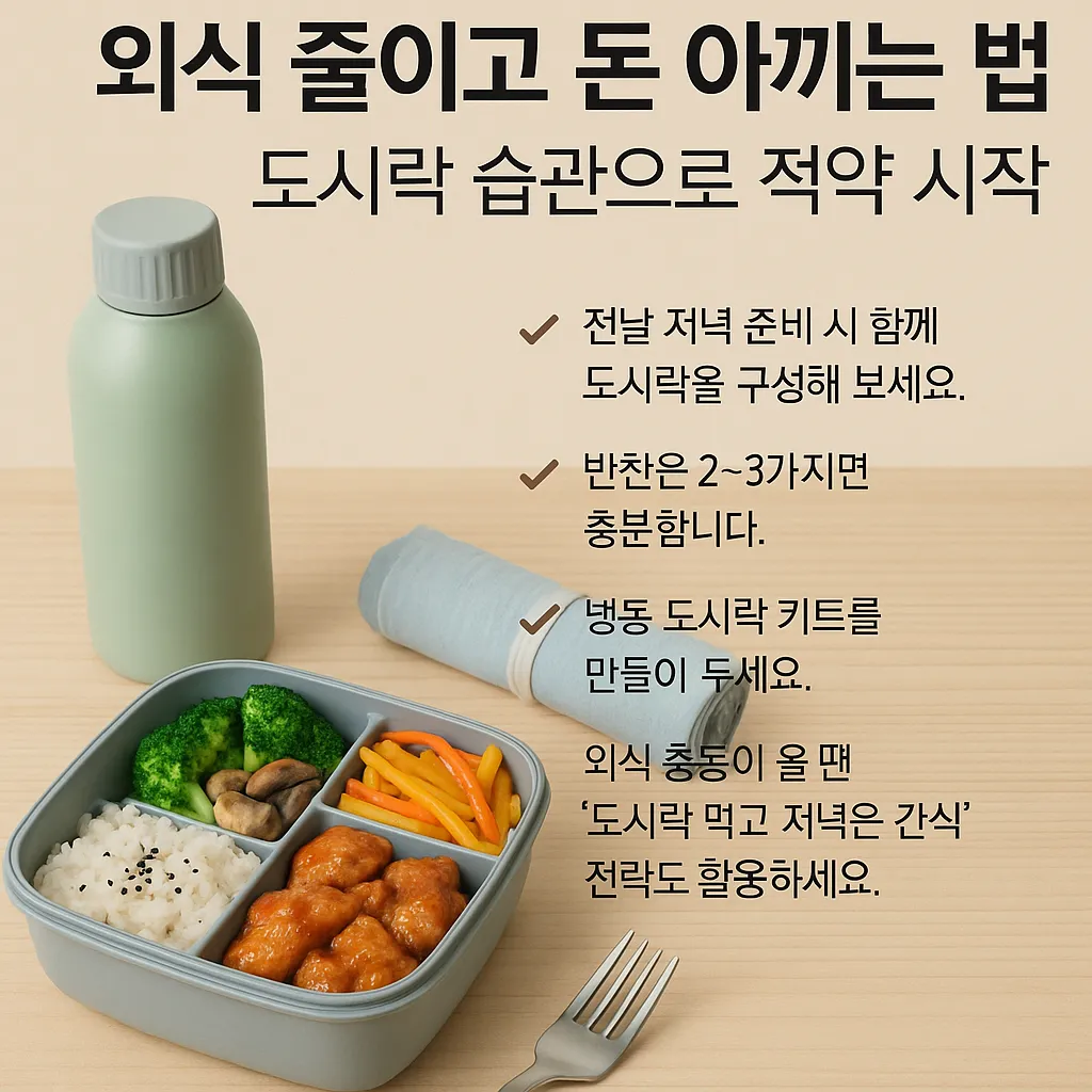 외식 줄이고 돈 아끼는 법