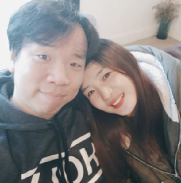 오지헌과 아내 박상미 부부 함께한 모습