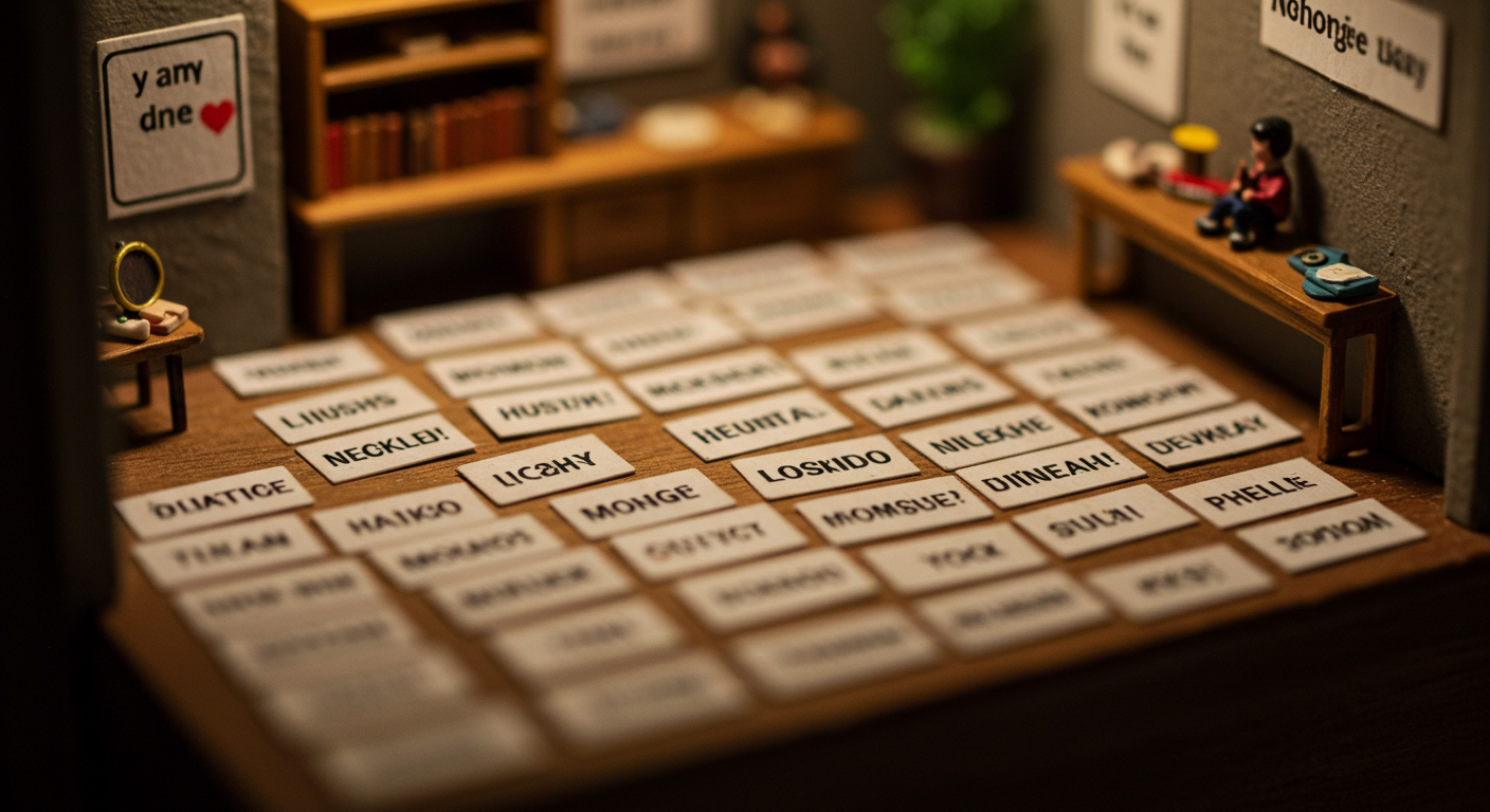 유머&middot;센스&middot;포멀 별명 카드 미니어처 틸트쉬프트 대표