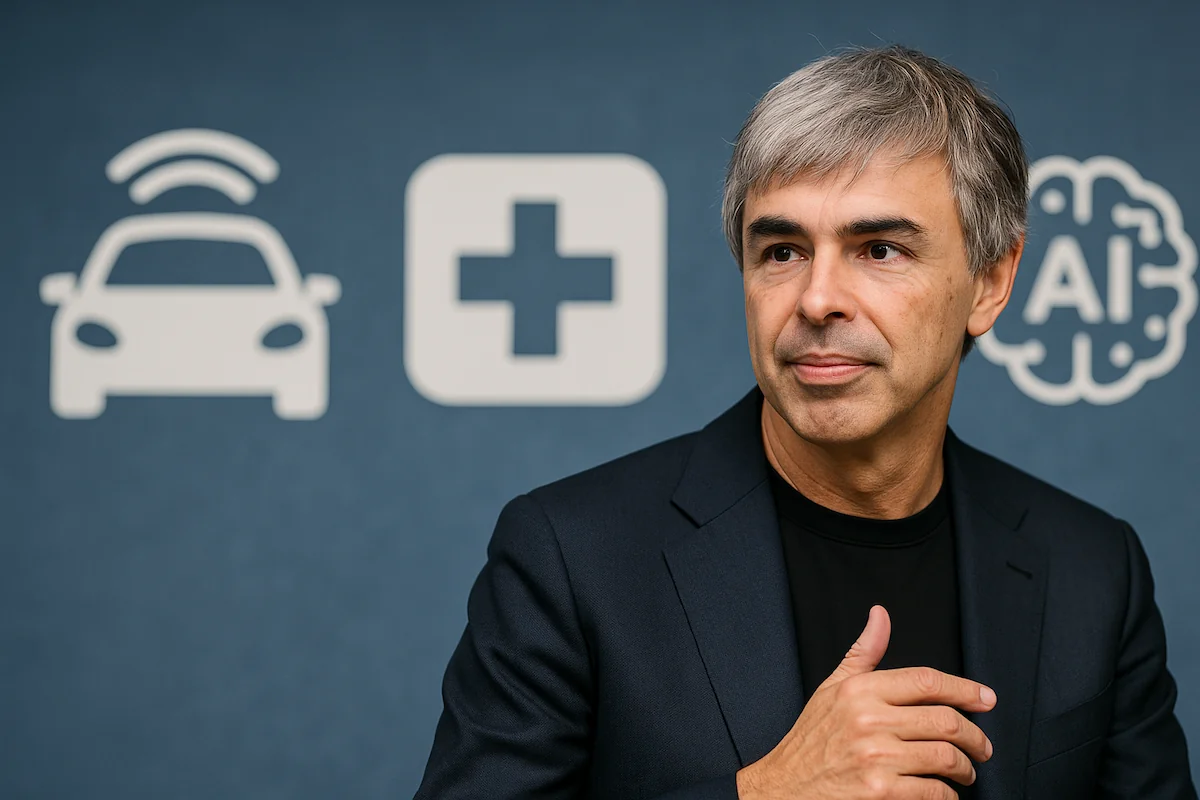 래리 페이지가 베팅한 산업: 무인차, 헬스케어, AI