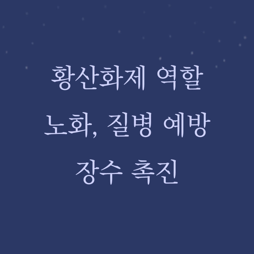 황산화제의 역할