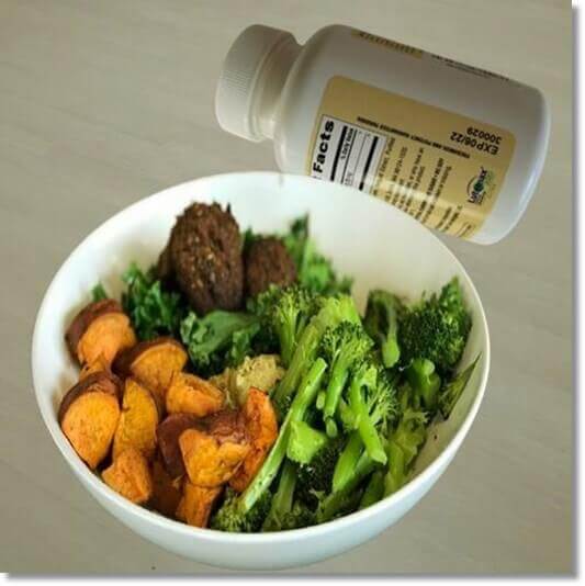 지아잔틴 많은 음식, 고구마 케일 등