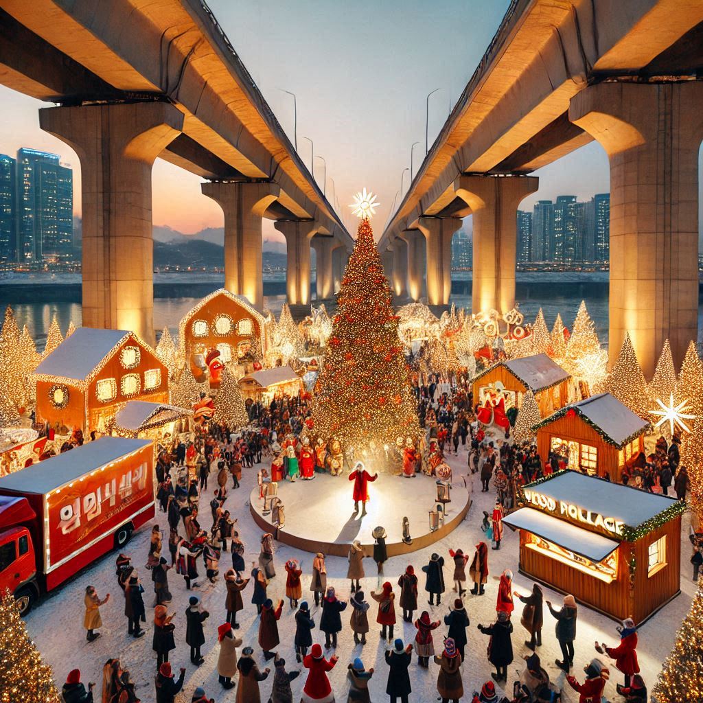 여의도 한강 크리스마스 마켓의 볼거리와 먹거리