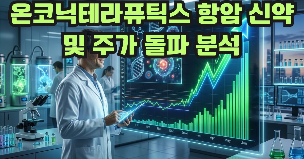 온코닉테라퓨틱스 항암 신약 및 주가 돌파 분석