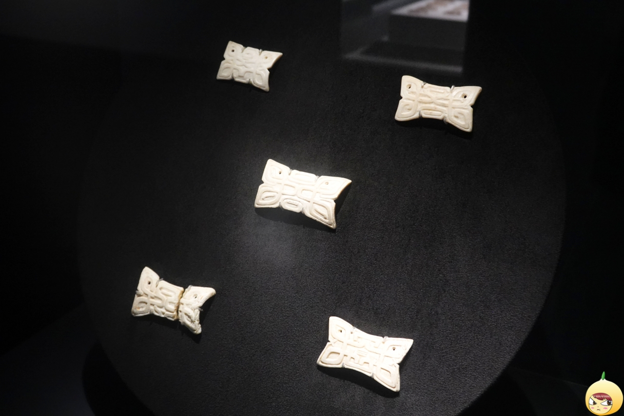 일본 가고시마현 타네가시마 히로타 유적 조개 장신구