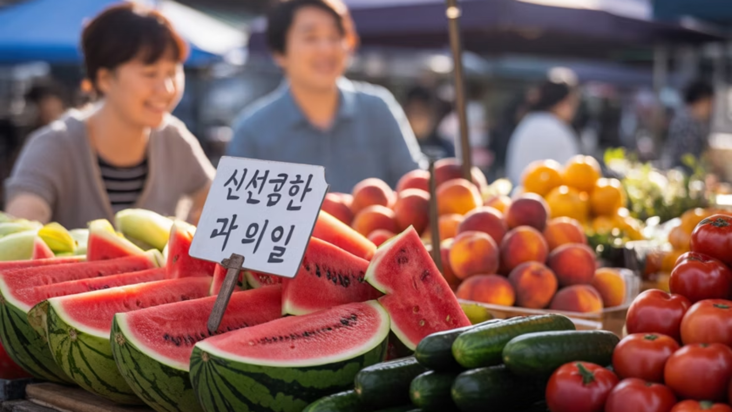 여름 제철 과일과 채소