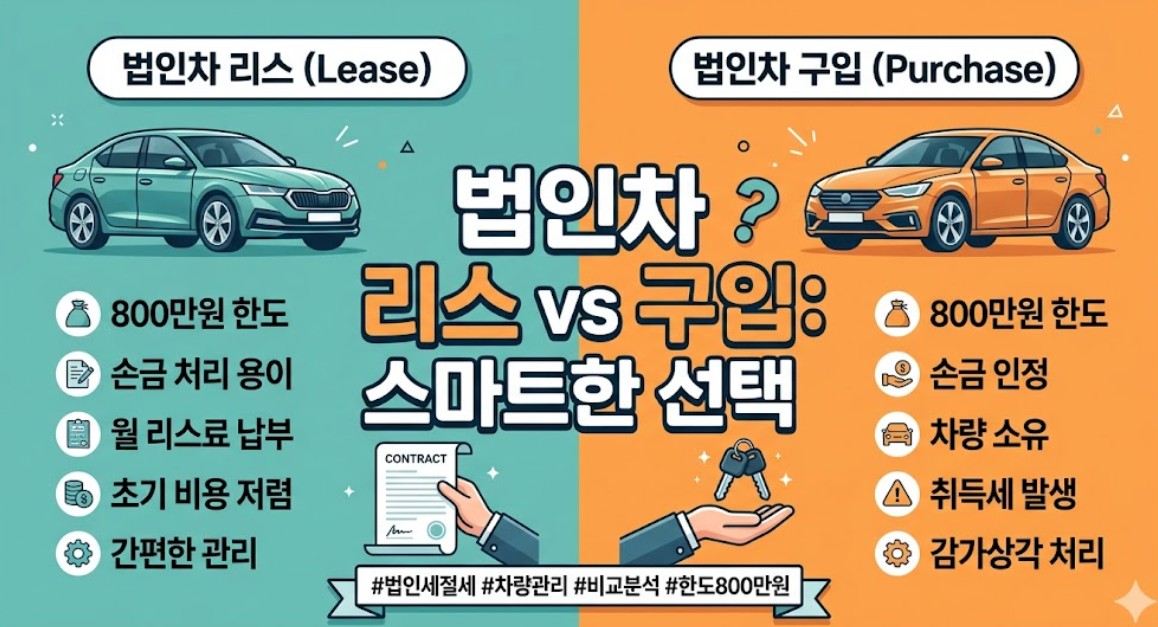 법인차량 구입 비교 사진