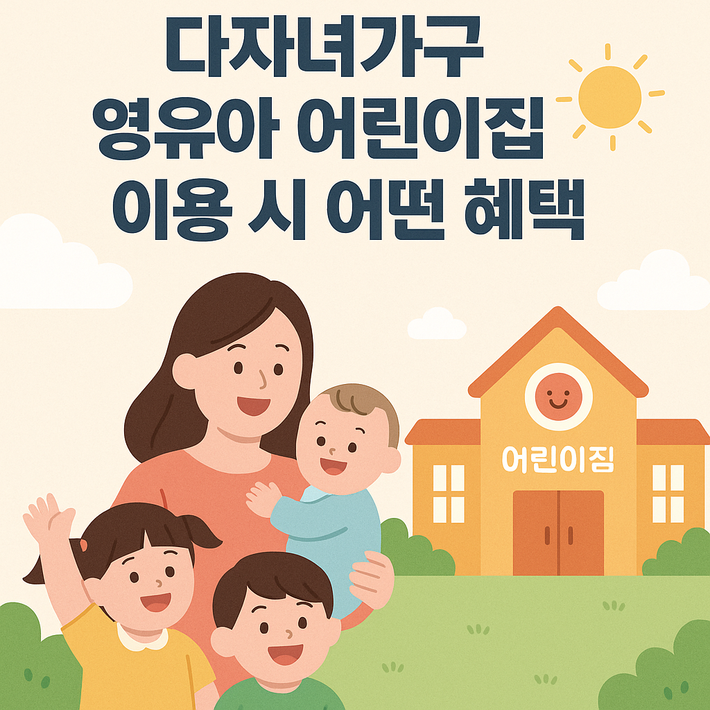 다자녀가구어린이집이용