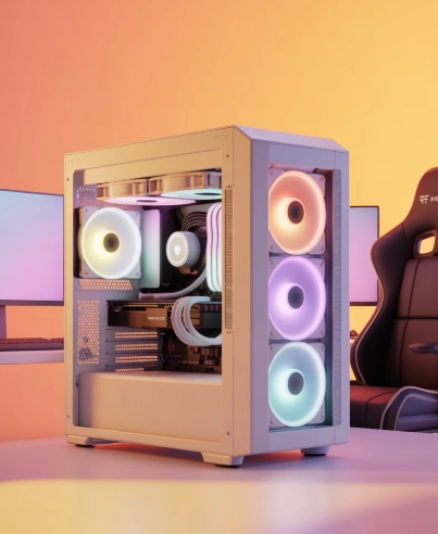 AMD CPU 장착된 데스크톱 예시 이미지