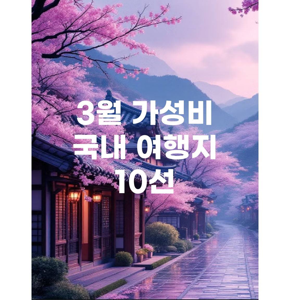 벚꽃 이미지