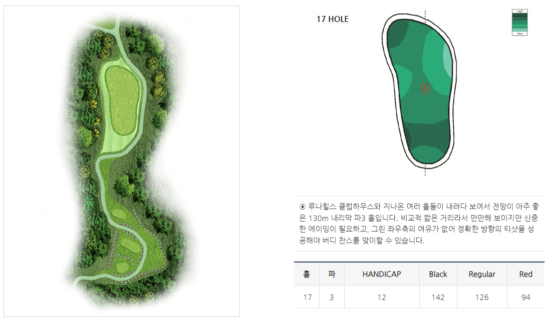 루나힐스안성 컨트리클럽 버치힐코스 8