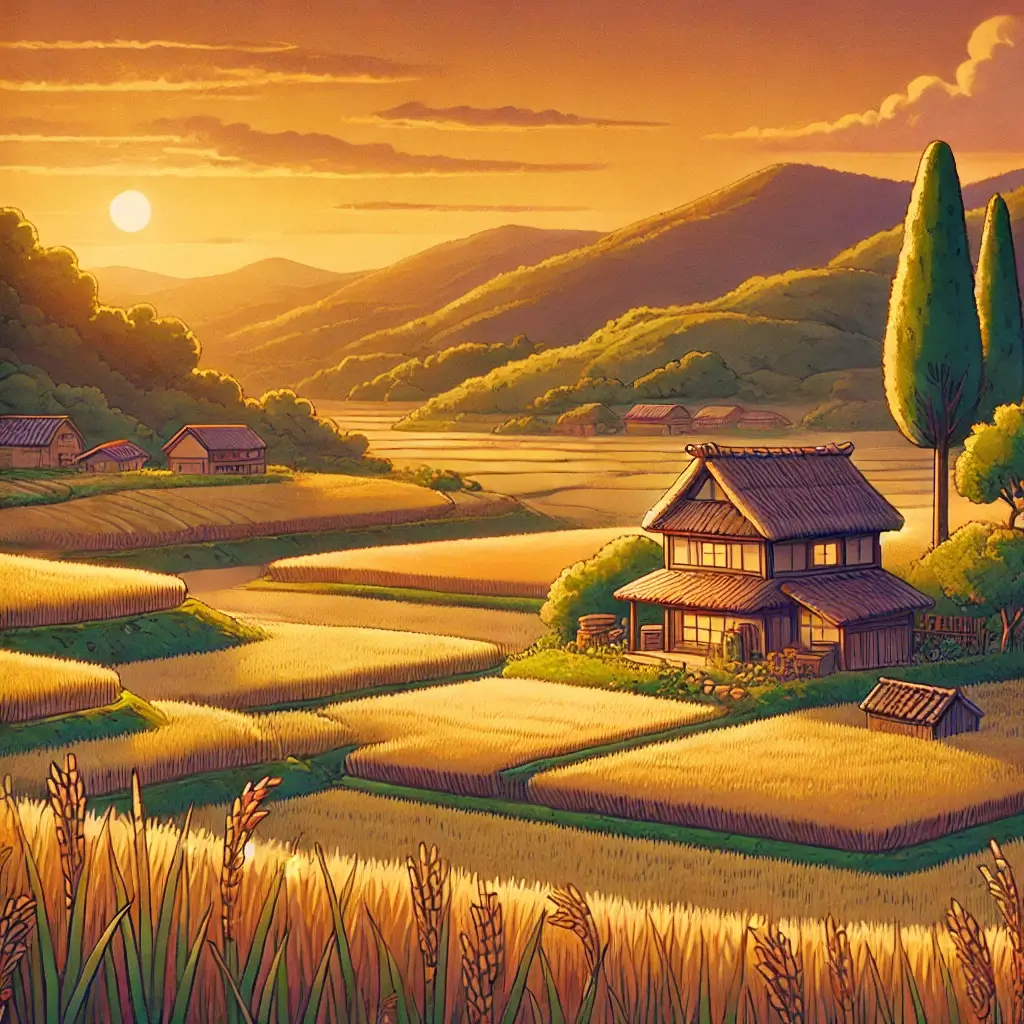 평화로운 시골 풍경