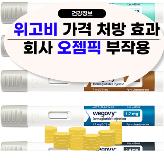 위고비 가격 처방 효과 회사 오젬픽 부작용