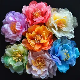 colorful flowers