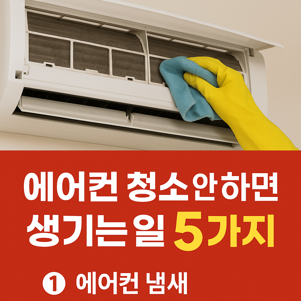 에어컨 청소 안 하면 생기는 일 5가지 (경험담 중심)