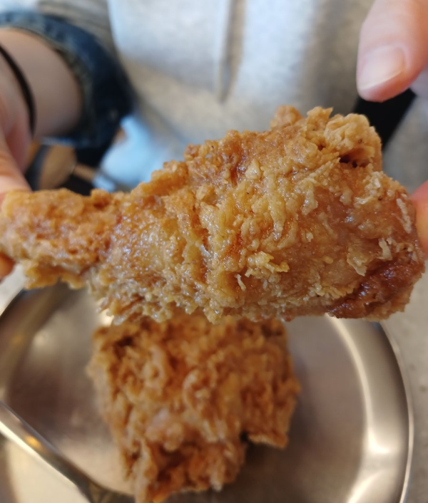 bbq 닭다리 인증