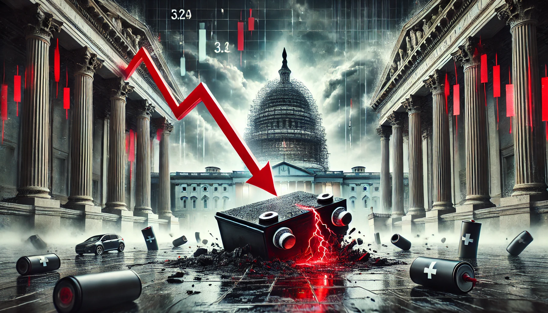 미국 전기차 정책 변화로 이차전지주 하락 쇼크