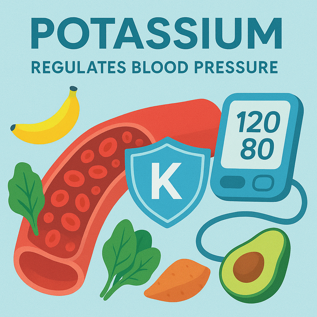 (바나나, 고구마, 시금치, 아보카도) 칼륨이 풍부한 식품