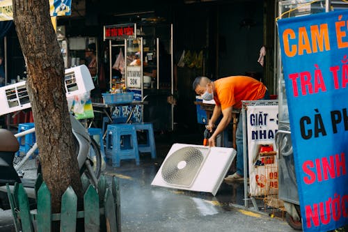 에어컨 자영업자