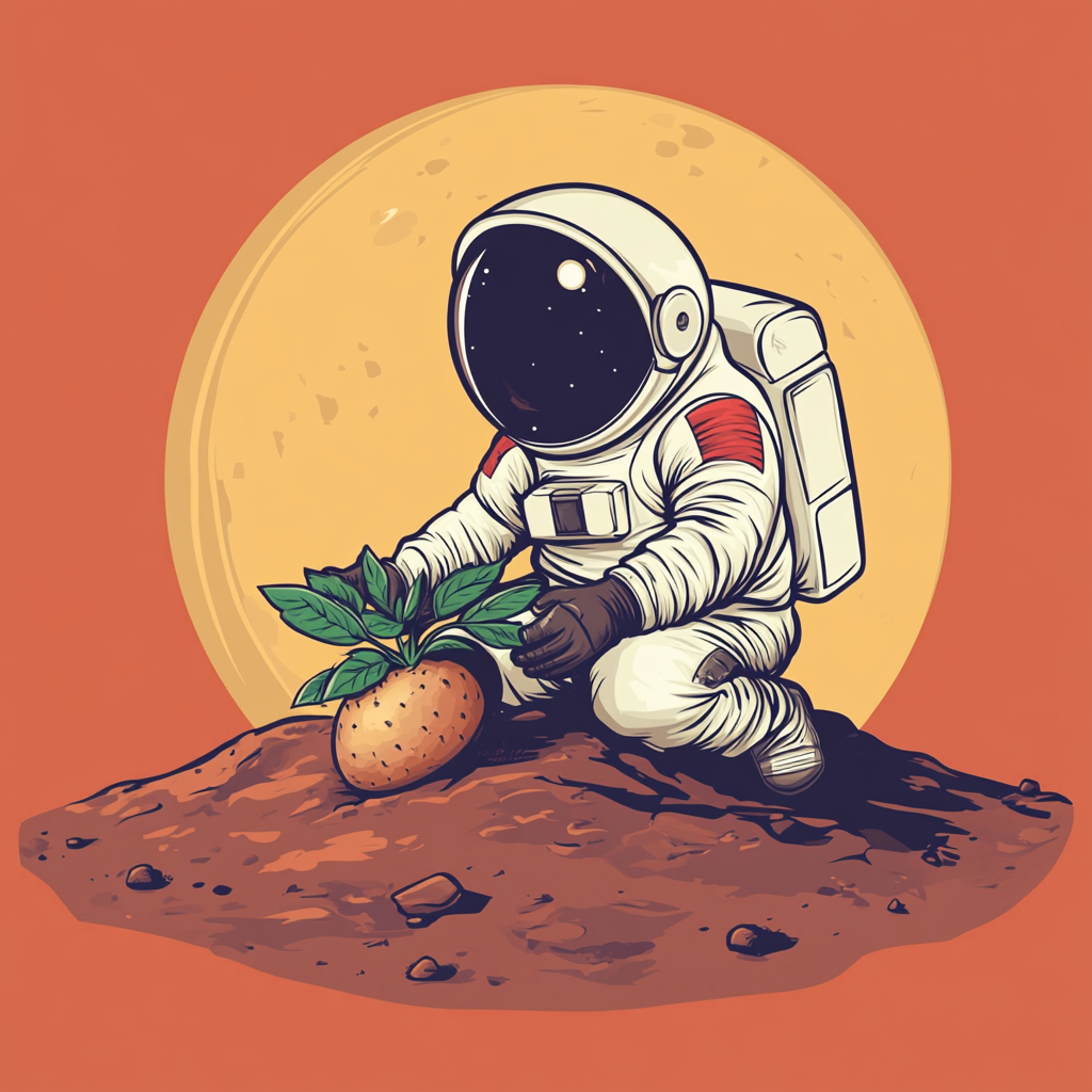 우주 과학자들이 감자를 키우는 이유