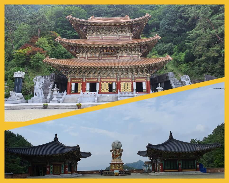 단양 구인사 : 한국 불교의 현대사와 수행이 만나는 곳 소백산 자락의 거대한 불교 성지