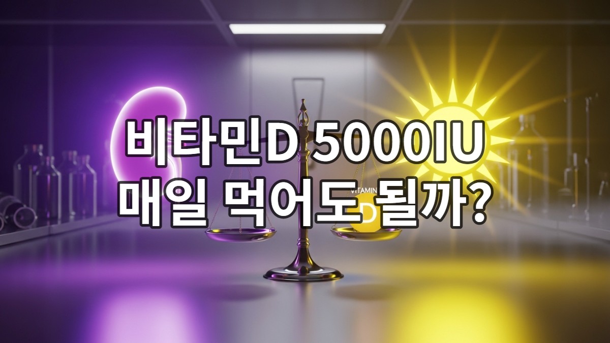 비타민D 권장량 vs 과다복용 기준: 내 신장을 지키는 안전한 섭취 가이드