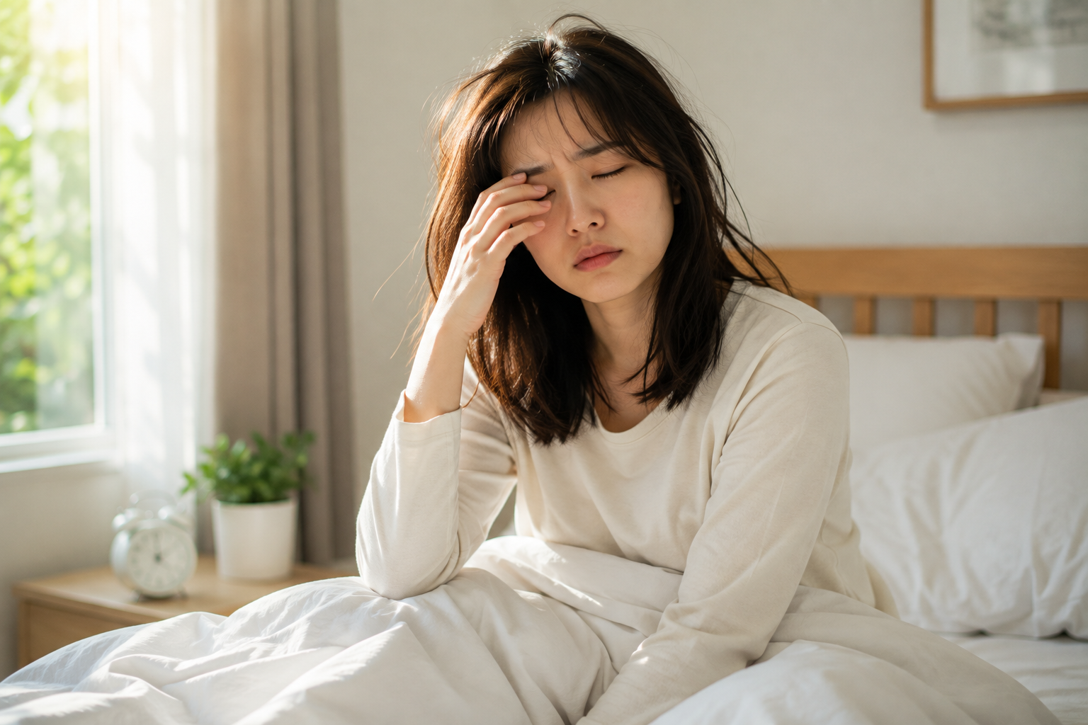 아침에 일어나면 피곤하다