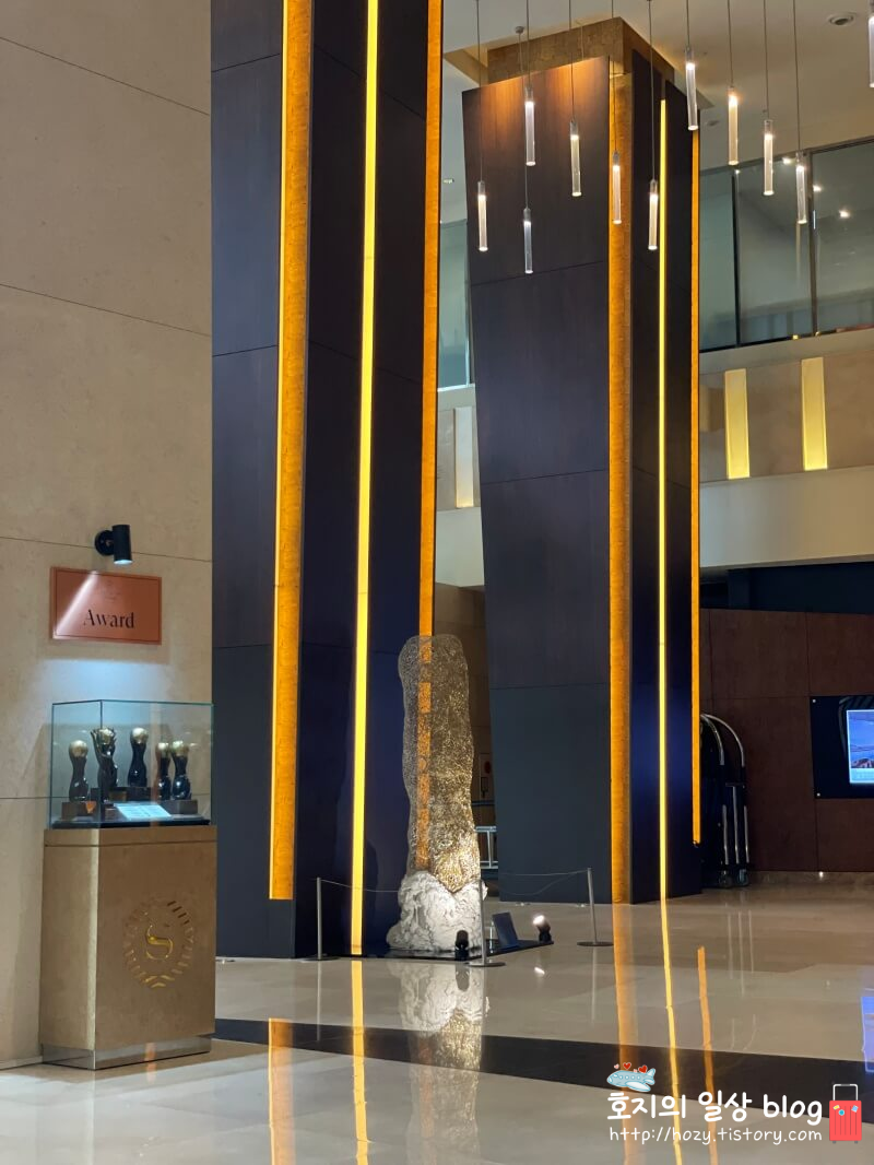 송도 쉐라톤 로비전경