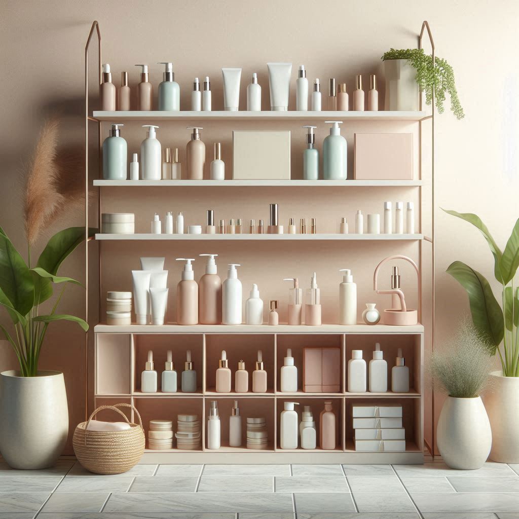 피부,체형관리 샵 배경