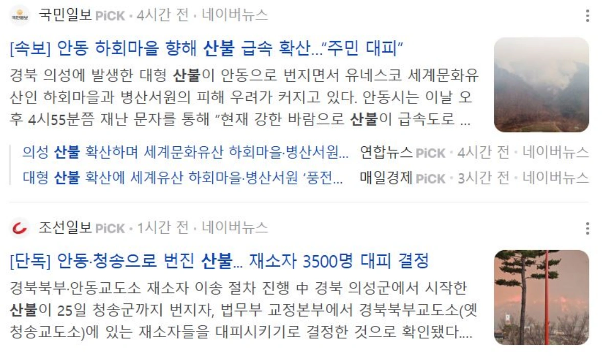 산불-관련기사