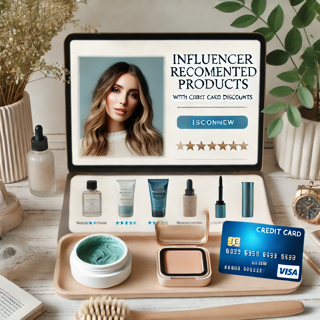 인플루언서 추천템과 카드 할인까지!
