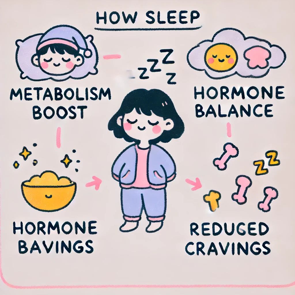 🛌 다이어트와 수면의 관계! 잠이 부족하면 살이 찐다? 🤔