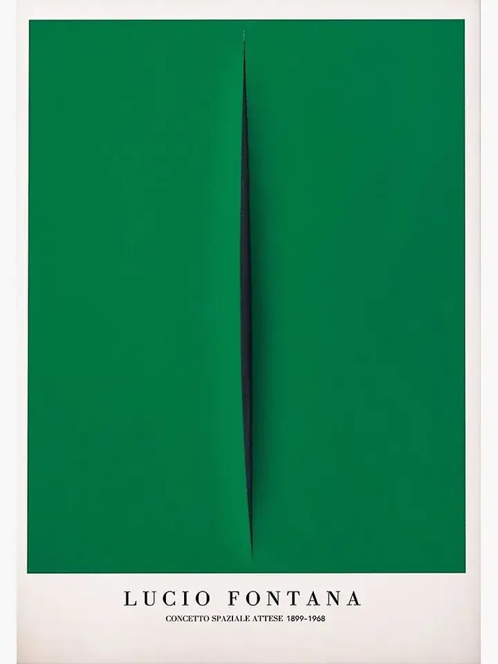 Lucio Fontana Museum Premium Matte Vertical Poster sold by Conceiçao