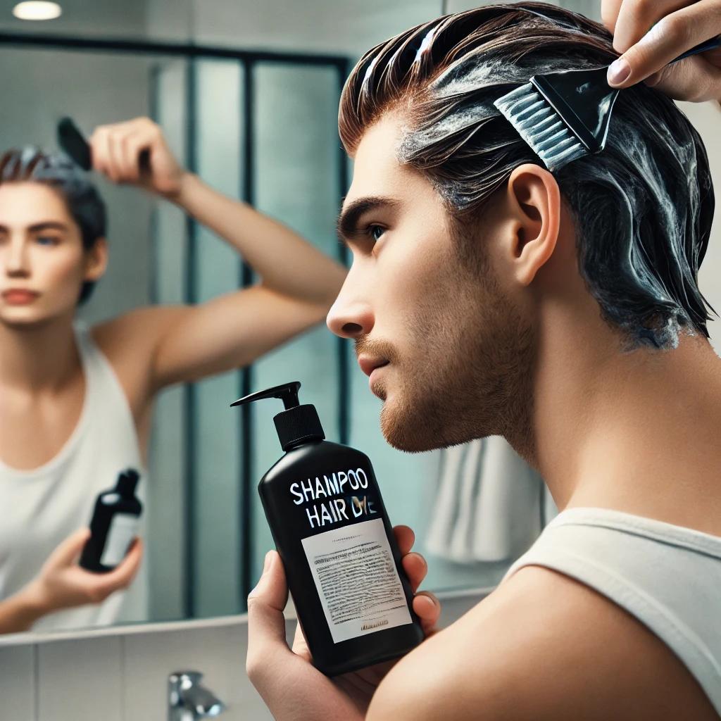 샴푸 염색약 시간