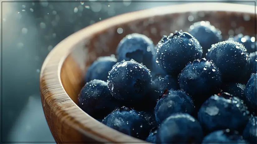 당뇨에-좋은-음식인-신선한-블루베리의-사진